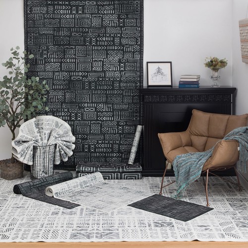 Extra Large Rugs 240x340cm/ Machine Washable/ Moroccan Carpet /Hallway Runners - Picture 2 of 26