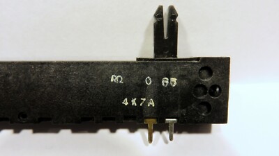 Potenziometro A Scorrimento Radiohm 22K (A) Stereo Lineare - New Old Stock - Montaggio Pannello