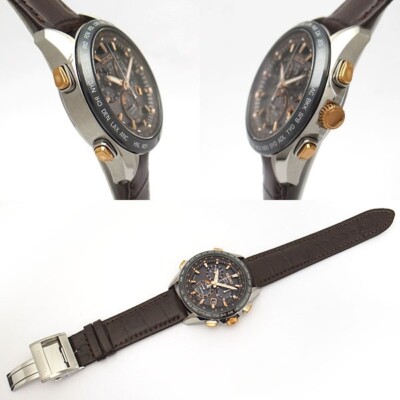 SEIKO Astron SBXB025 8X82-0AB0 GPS Solar Radio Analog Black