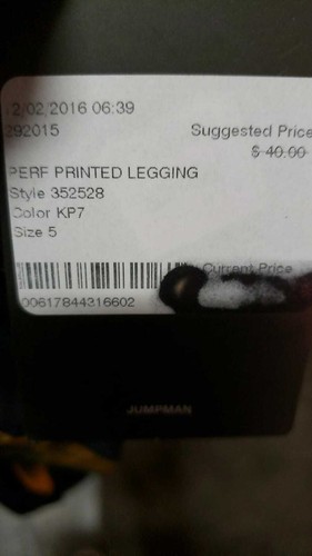 Girls Nike Perf Printed Leggins 352528-KP7 Multi-Color Brand New Size 5 - Picture 3 of 4