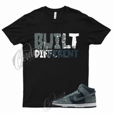 BUILT T Shirt for Dunk High Teal Suede Dark Green Premium Armory Navy Low Mid 1