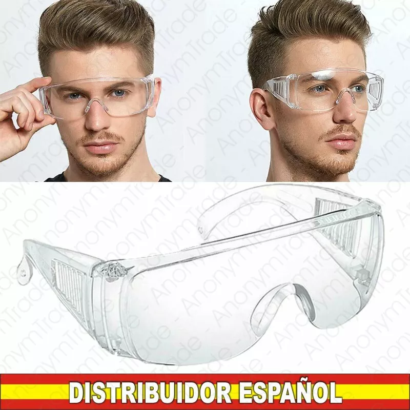 Gafas de proteccion ocular(golpes/estornudos) Protectoras ojos.Seguridad  trabajo