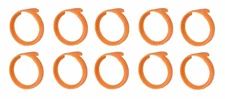 (10 PACK) NEUTRIK PXR-3 Orange ID Rings for Neutrik PX Series 1/4" Cable Mount