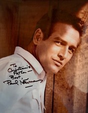 Paul Newman - Autogramm original signiert Gro...