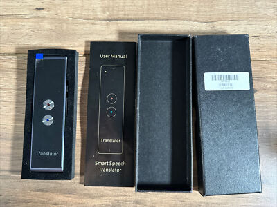Smart Speech Translator Portable In Box With Manual