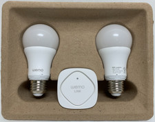 Belkin Wemo LED Lighting Starter Set - Smart Home Kit - Smart Light Bulbs F5Z048