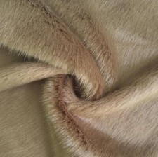 Super Luxury Faux Fur Fabric Material - BRONZE MINKY