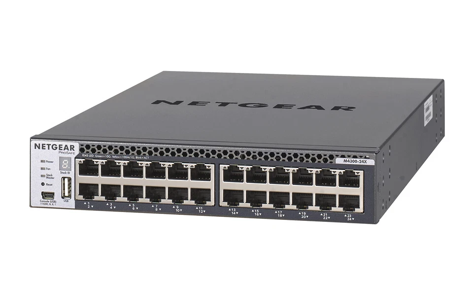 NET-M4300-24X-PC Netgear ProSafe M4300 24G Managed Switch 24x10GbE 24 Ports - Image 3 of 4