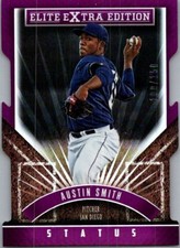 2015 Panini Elite Extra Edition #52 Austin Smith Purple Status-Die Cut #/150