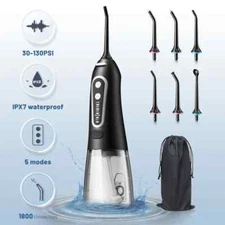 Oral Irrigators USB Rechargeable Water Flosser Portable Dental Water Jet 300ML