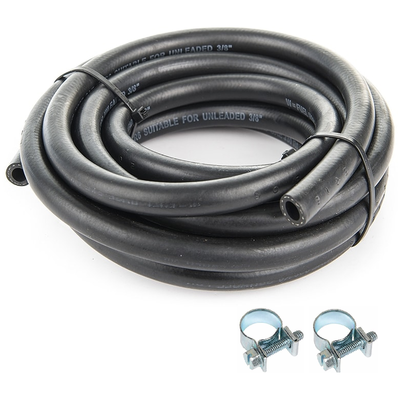 RUBBER FUEL HOSE E10 UNLEADED PETROL DIESEL OIL LINE FUEL PIPE OPTIONAL