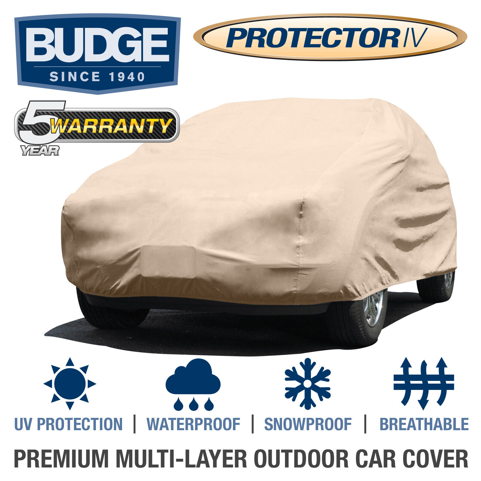 Budge Protector IV SUV Cover Fits Nissan Xterra 2008 | Waterproo