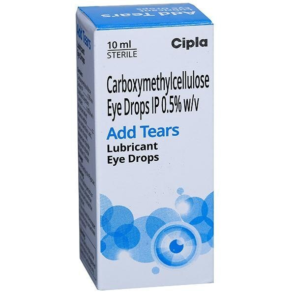 10 PACK x Cipla Add Tears Lubricant Eye Drop (10ml) to