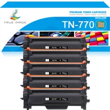 5 Pack TN770 High Yield Toner Compatible With Brother HL-L2370DW MFC-L2750DW XL