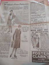 Rare antique vintage 1920's sewing pattern