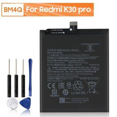 New BM4Q Replacement Battery For Xiaomi Redmi K30 Pro Poco F2 Pro 4700 mAh +Tool