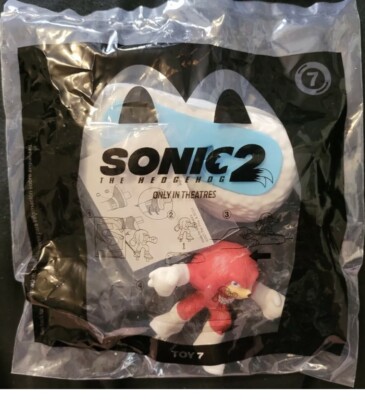 2022 McDonald's Happy Meal Toys Sonic 2  New, Sealed Toy #7 Knuckles