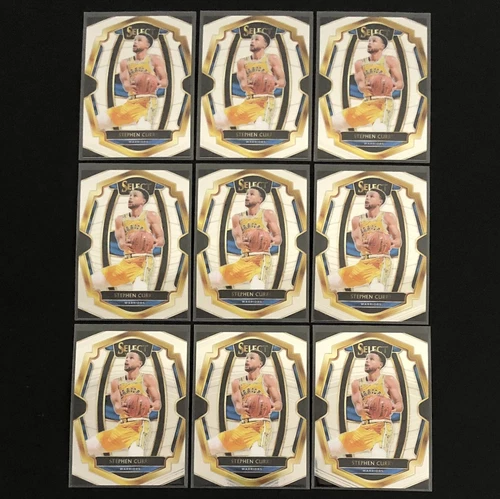 Stephen Curry 2018-19 Select #108 Premier Level Lot x9 Golden State Warriors