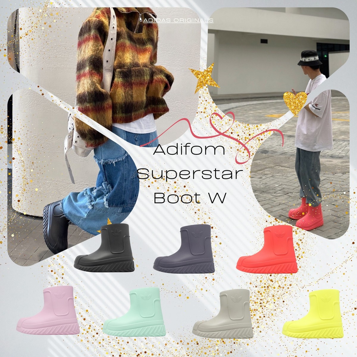 adidas Originals Adifom Superstar Boot W Women Rain Boots adidas Originals Adifom Superstar Boot W Women Rain Boots