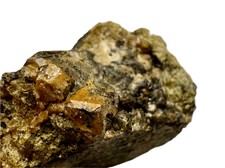 Epidoto Ematite Cristallo Andradite Cubica Minerale Naturale Raro Traversella