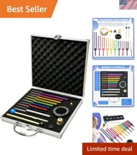 Solfeggio Tuning Fork Set - 10 Tuning Forks for Body Relaxation, Yoga Meditat...