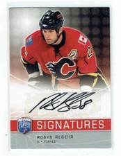 08-09 Upper Deck BAP Be A Player Signatures  Robyn Regehr  Auto 