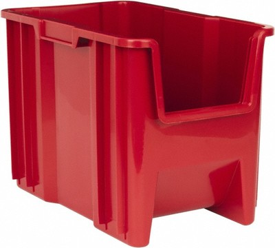 Quantum Storage QGH600 Red Giant Stack Container: 10-7/8''W x 17-1/2''D x 12-1/2''H