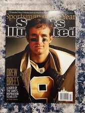 2010 Sports Illustrated Dec 6 Sportsman Of The Year Drew Brees Newsstand HG