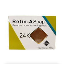 RETIN - A Remove Acne Soap 24K Anti-Aging Acne Removal & Brighten Skin 100g
