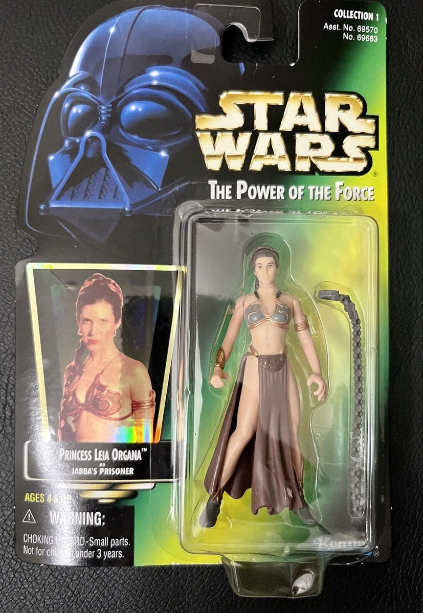 1997 Kenner Star Wars POTF 2 - Princess Leia Slave Green