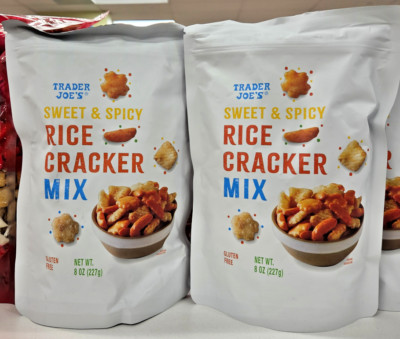 Trader Joe's Sweet & Spicy Rice Cracker Mix 8oz 227g (2 Bags)