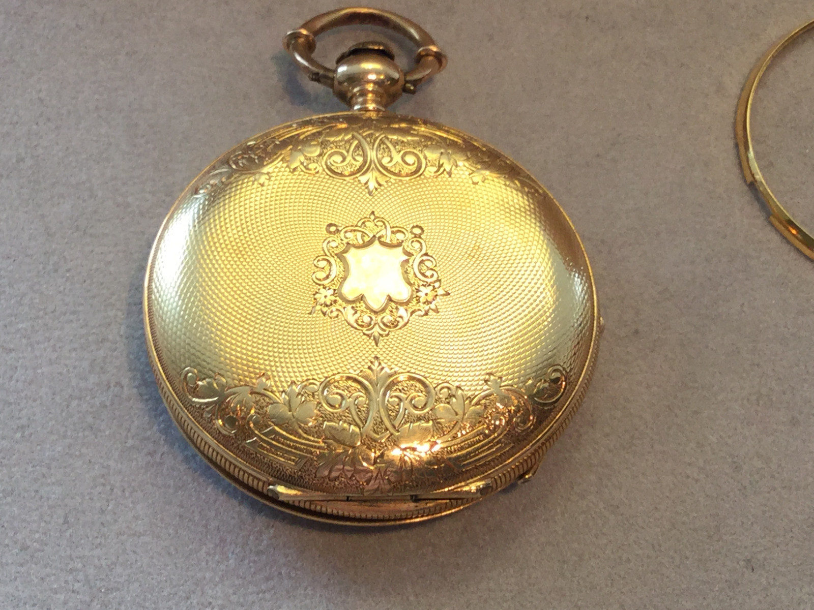 Antique 1800s Louis Reymond Locle 18k Yellow Gold Swiss Pocket Watch eBay