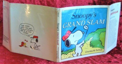 Charles M. Schulz - SNOOPY'S GRAND SLAM - 1st/1st & Original D/J - 1972