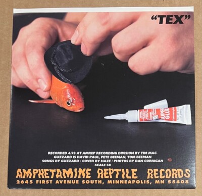 Guzzard - Glued b/w Tex RARE orange marbled 7