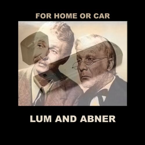 LUM & ABNER. ENJOY ALL 1696 OLD TIME RADIO COMEDY SHOWS ON A USB FLASH DRIVE! - Picture 1 of 2