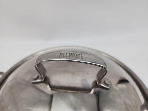 Tools of the Trade BELGIQUE Gourmet 3 QT 9.5 Inch COPPER BOTTOM Pot/Pan with Lid - Picture 3 of 8