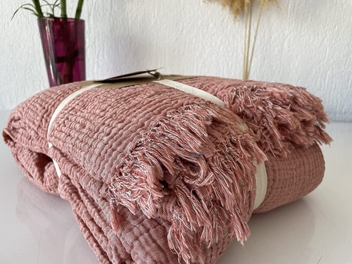 100% Cotton Muslin Blanket 4 Layers 
