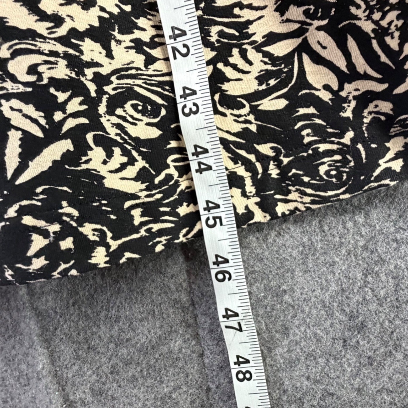 Effies Heart Tapestry Print Midi Dress Women M Black Abstract Floral - Tiny Flaw image 9
