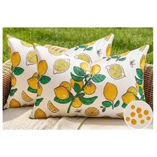 Kissenbezug 30x50 cm  Wasserabweisend Blumenmuster Deko