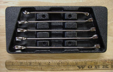 5 Vntg Snap-on Metric Open 12 Pt. Comb. Wrenches1514131210mm1998 Date Ex 5 Vntg Snap-on Metric Open 12 Pt. Comb. Wrenches1514131210mm1998 Date Ex