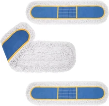 KeFanta 24" Commercial Dust Mop Replacement Heads,3 Pack Reusable G 