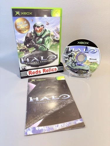 Halo 1 Combat Evolved Xbox Microsoft Original Xbox Complete CIB + 1yr Warranty