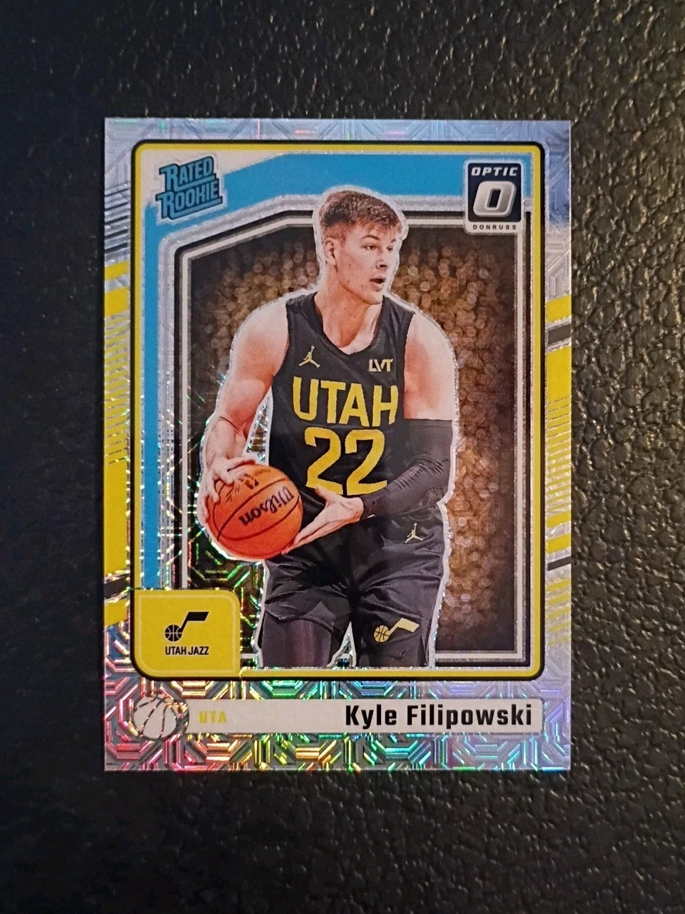 Kyle Filipowski 2024-25 Panini Donruss Optic  #300 Choice Mojo RC Rookie JAZZ