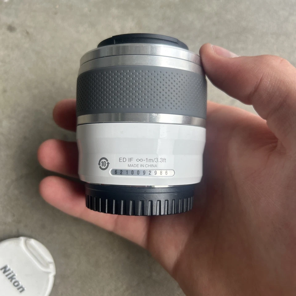 Nikon Camera Lens VR Nikkor 1 30-110mm F3.8-5.6 Telephoto Zoom Lens White - Image 4 of 4