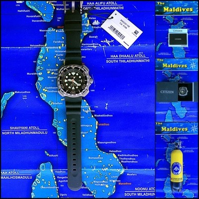 CITIZEN Promaster Diver BN0220-16E Titan Eco-Drive NEU OVP Full Set