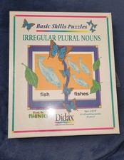 Didax Basic Skills Puzzles Irregular Plural N...