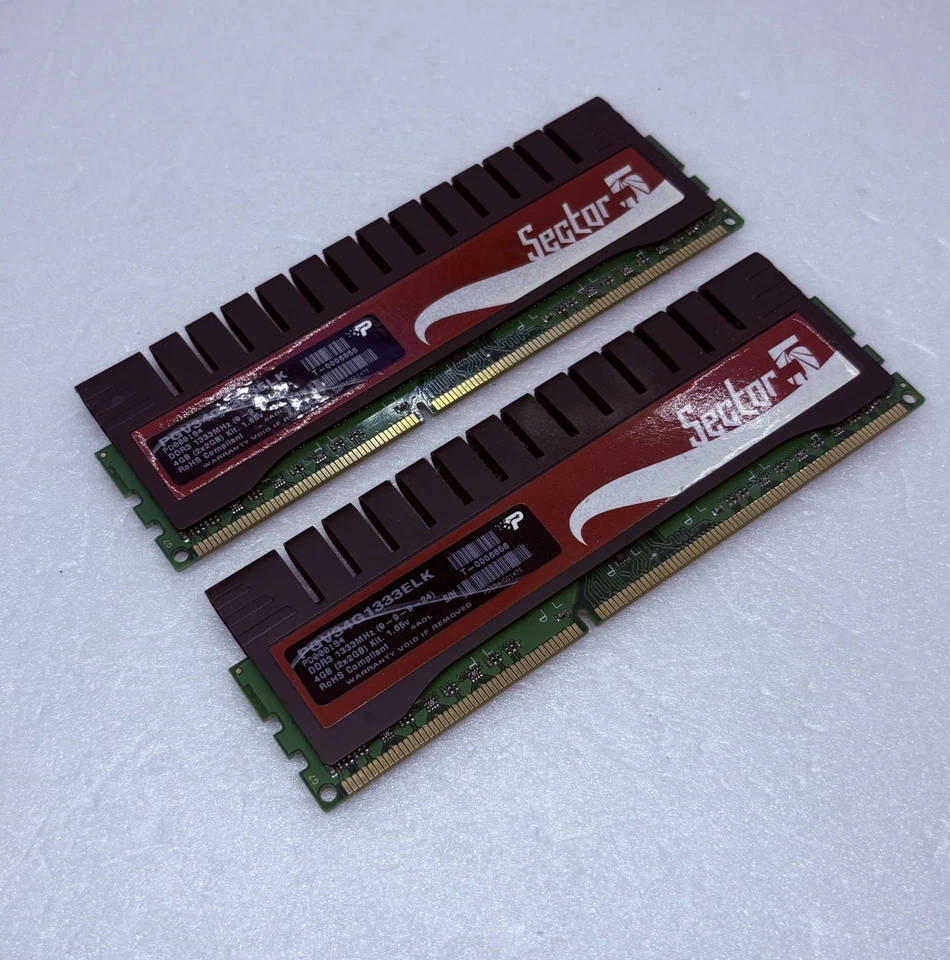 Patriot Sector 5 G-Series DDR3 4GB 2x2GB PC3-10666 1333mhz PGV34G1333ELK 31 - Image 4 of 4
