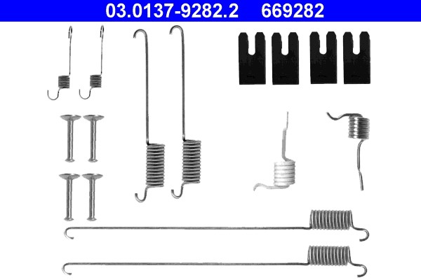 Fits ATE 03.0137-9282.2 BRAKE JAW SPRINGS. LANDROVER FREELANDER  ⭐UK Stock⭐