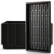 18-Pack 1020 Seedling Trays with Holes - Extra Strength Heavy Duty,10" x 20",...