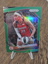 Panini 2025 Prizm WNBA Aaliyah Edwards Green Parallel #94 Connecticut Sun